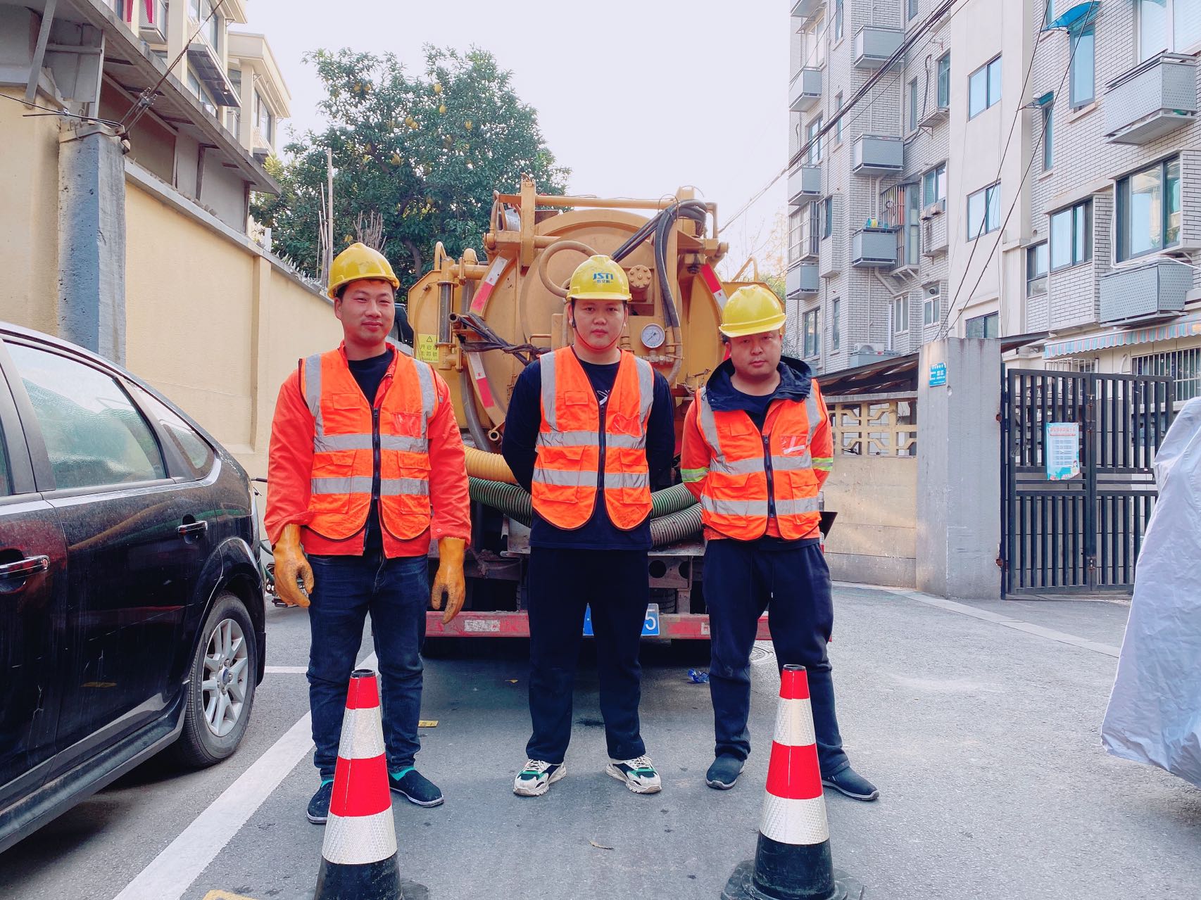 工厂南京某小区管道清淤检测施工